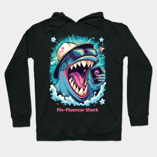 The Fin-Fluencer | A Shark T-Shirt Hoodie